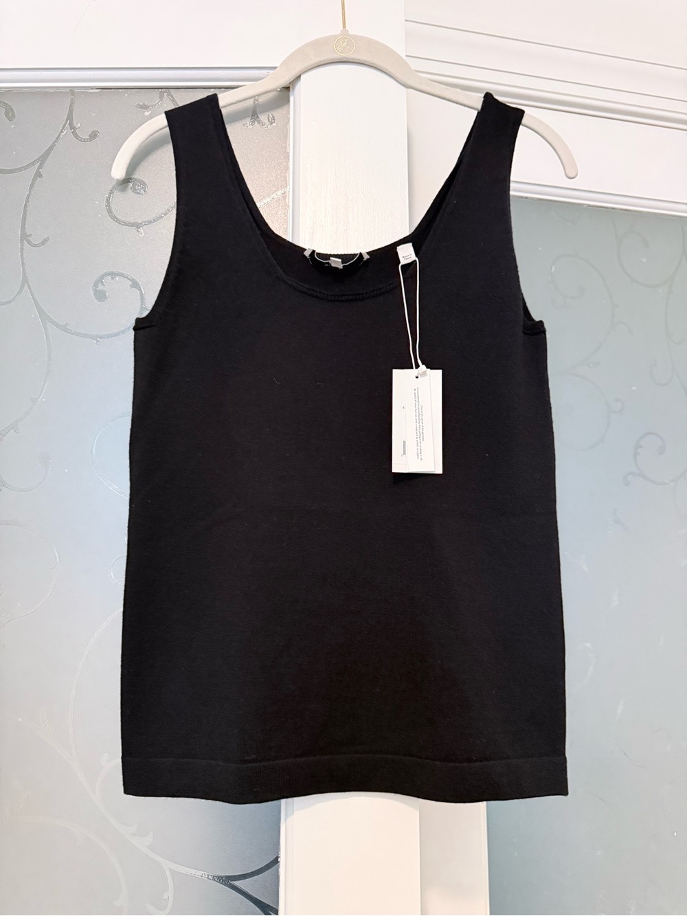 VINCE Women's Black Tank Top